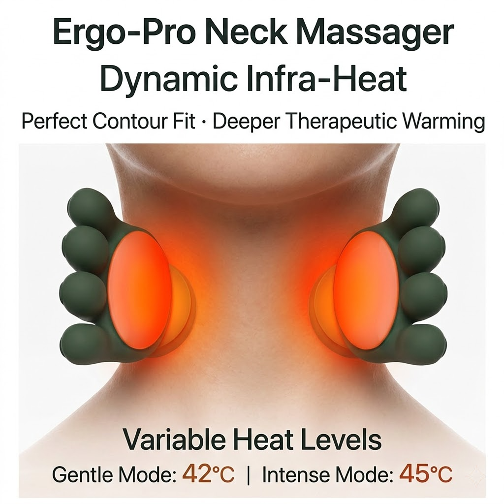 Eclaira Therapy NeckDock™ — Cordless Neck & Shoulder Massager