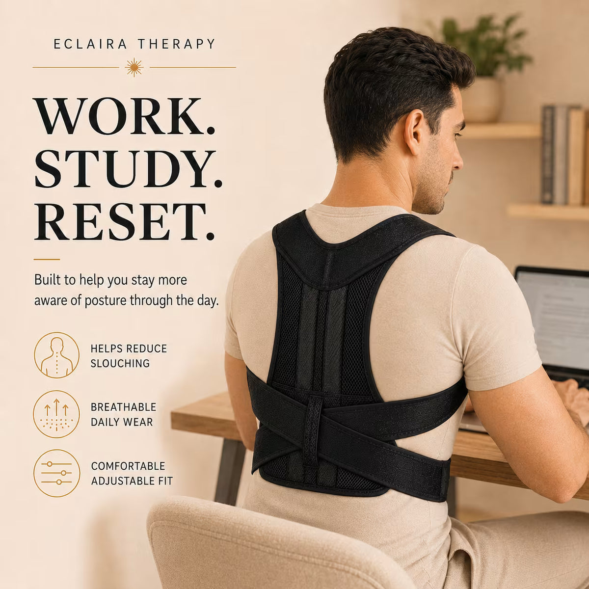 Eclaira AlignPro™ Posture Support Brace