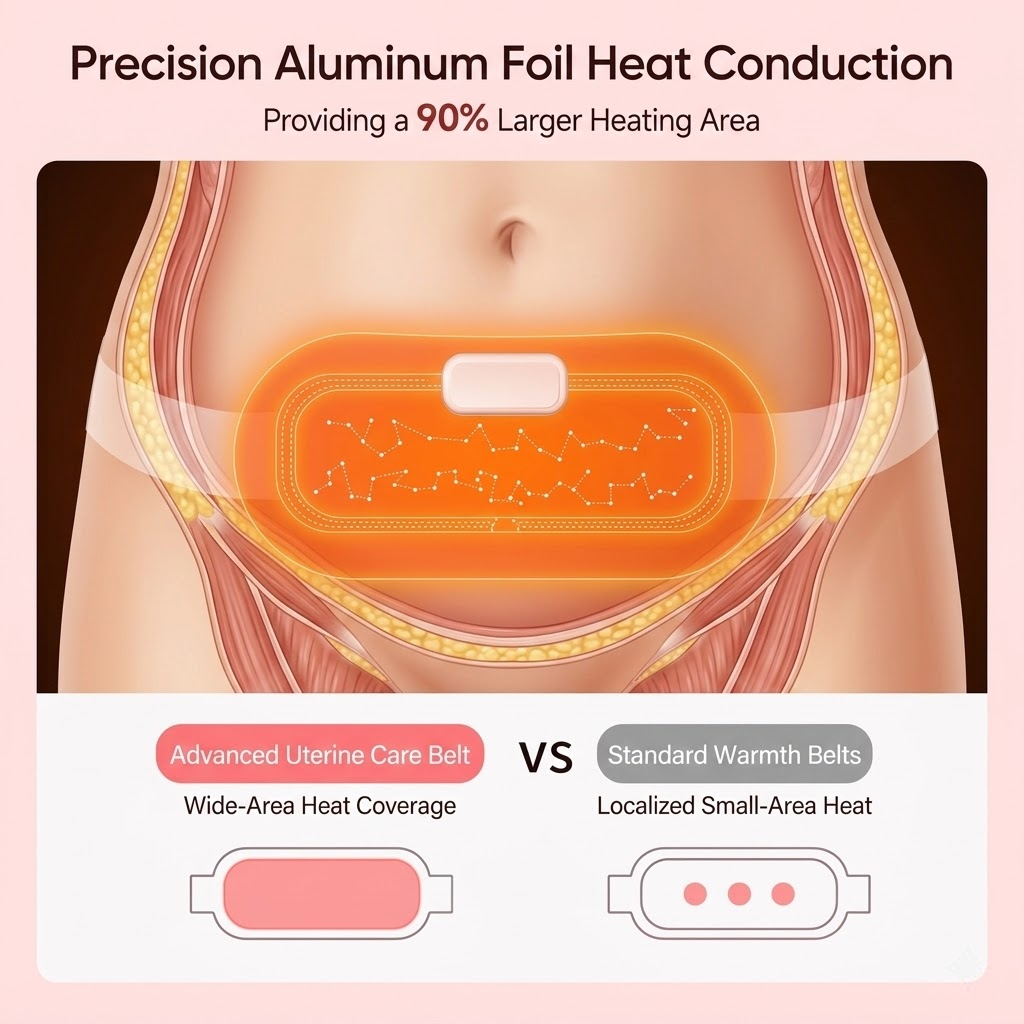 Eclaira Therapy HeatBelt™ — Menstrual Heating Belt (Heat + Vibration)