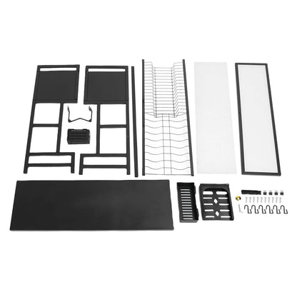 Over-Sink 2-Tier Drying Rack (Space-Saving Carbon Steel)