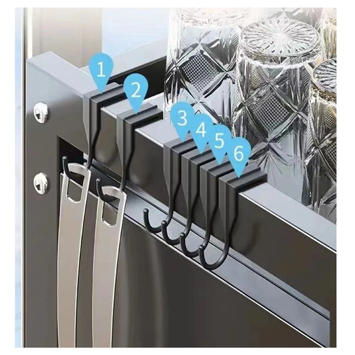 Over-Sink 2-Tier Drying Rack (Space-Saving Carbon Steel)