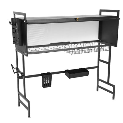 Over-Sink 2-Tier Drying Rack (Space-Saving Carbon Steel)