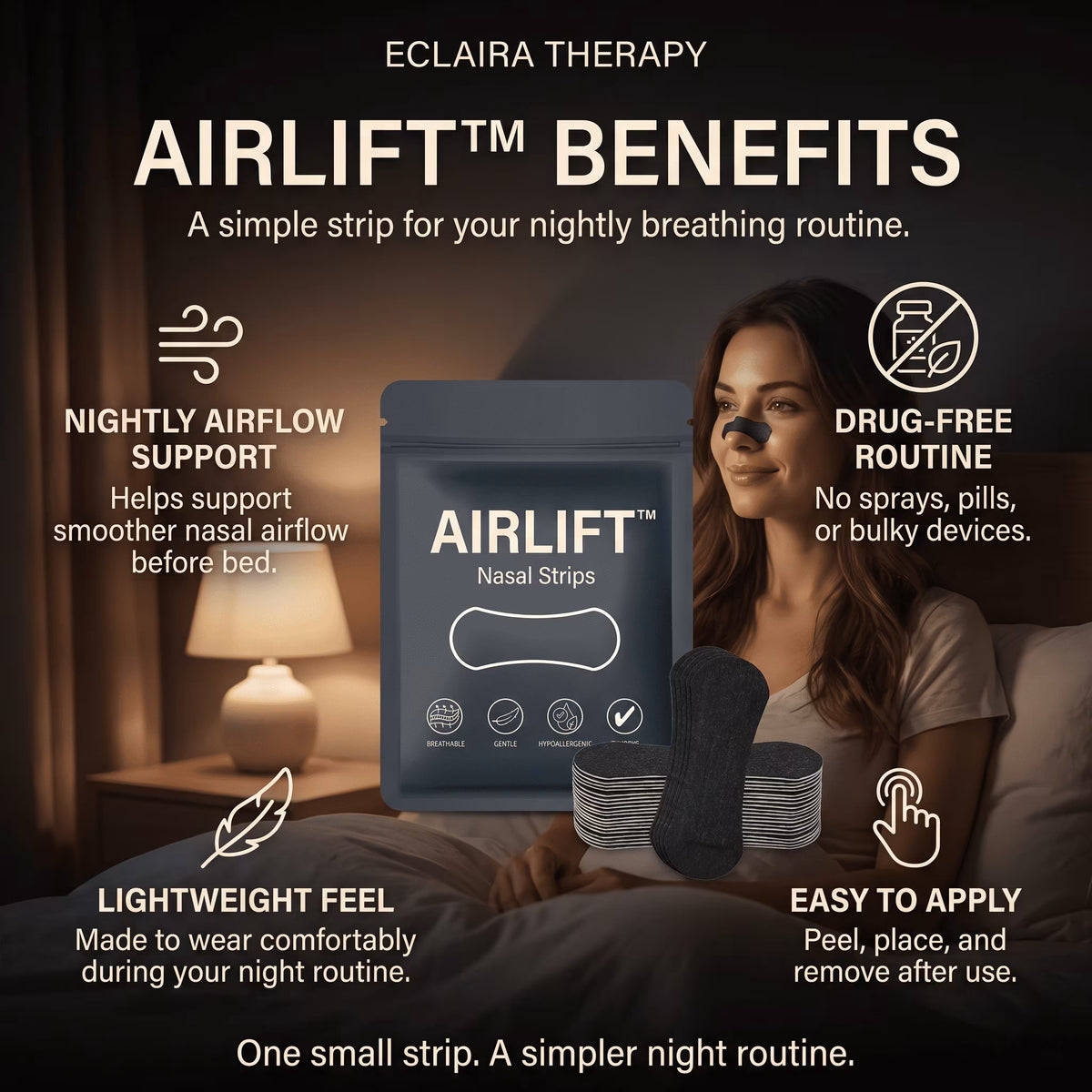 Eclaira AirLift™ Nasal Strips